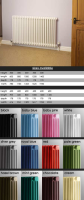 4 Column Wall Hung Coloured Radiators &#40;104D&#41;; Choice: 500 x 600mm &#45; &#163;226&#46;00