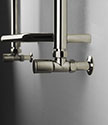 Nickel Pipe Sleeve Set &#40;PS2&#41;; Choice: Brushed 130mm &#45; &#163;59