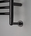 Black Chrome Rounded Element Cover &#40;EC2BK&#41;; Choice: Without Element &#45; &#163;117