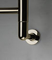 Brass Rounded Element Cover &#40;ECP2BR&#41;; Choice: Without Element &#45; &#163;117