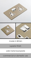 Brown Coloured Electrical Plug Socket &#40;122P&#41;; Choice: Satellite Wall Socket &#45; &#163;54