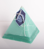 High Burn Time Hoku Zodiac Pyramid Aquarius Candle For Your Home