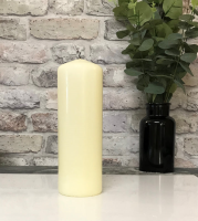 High Burn Time Tutu Pele Candle in Ivory For Your Home