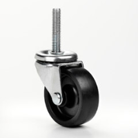 50mm Bolthole – Bolt Pre-Assembled with Plastic Wheel