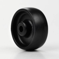 40mm Black Plastic Wheel