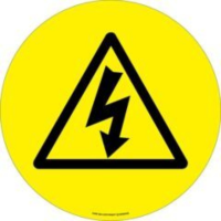 Electrical Hazard Sign - Graphic