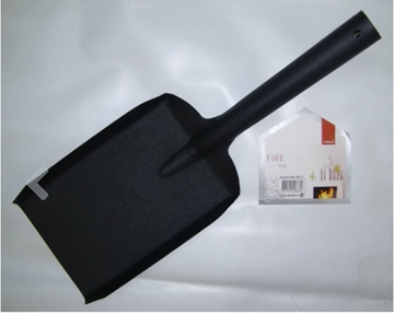 Deville Strong Matt Black 5.5" Fire Shovel for Ash Coal Logs Soot Scoop Spade