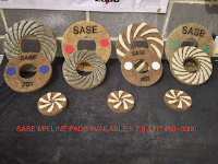 11'' Sase Xenith Mr Line Concrete Polishing Pad Suppliers