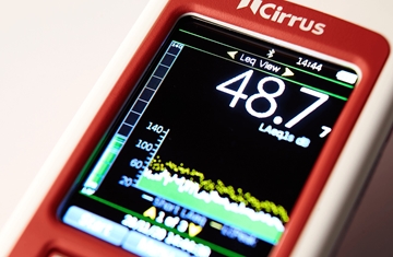 Handheld Environmental Noise Level Meter for Building Sight