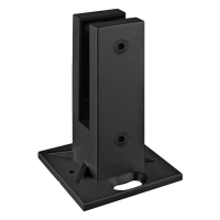 UK Suppliers of Black Powder Coated Square Base Clamp