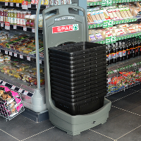 UK Suppliers Of Shopping Basket Storage For Convenience Stores