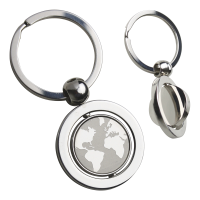 KR62 Swivel Globe Key Ring