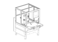 Work cells with coordinate riveting machine and HPP