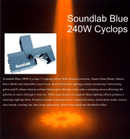 Soundlab Blue 240W Cyclops