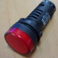 Red Indicator Light with Test Circuit 24V LED