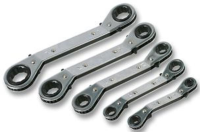 Ratchet Ring Spanners Set of 5