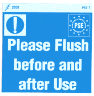 PSE 07 - Please Flush after use + PSE Logo (100)