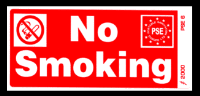 PSE 06 - No Smoking + PSE Logo (100)