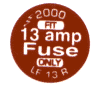 LF13 R - 20mm Round Use only 13 Amp Fuse