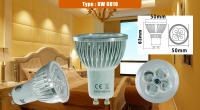 LED Bulb - 6W GU10 R50 Reflector Ice White
