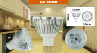 LED Bulb - 6W MR16 R50 Reflector Ice White