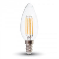 LED Bulb - 4W E14/SES Dimmable VY1986D/4365Filament Candle Warm