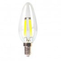 LED Bulb - 4W E14 Candle Filament Dimmable Warm White