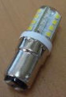LED Bulb - 3.5W 230V B15/SBC Capsule Ice White 6000K