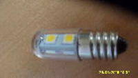 LED Bulb - 1W E14 7 SMD Ice White