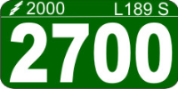 L189 S-2700 ( KG Insert) Label (100)
