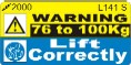 L141 S - Lift Correctly_76 to 100Kg (small)