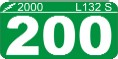 L132 S - 200 (Kg insert for L114L Labels)