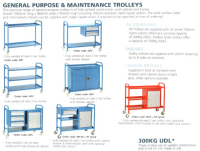 General Purpose and Maintainance Trolleys