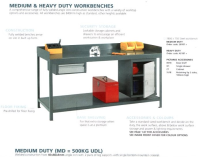 Medium Duty Work Bench