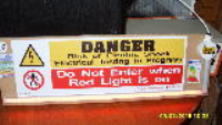2000-Electrical Testing Warning Board