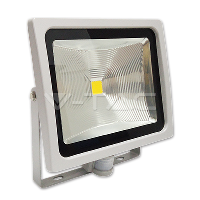 50W LED Floodlight Sensor Grey PREMIUM Lamp White 6000K