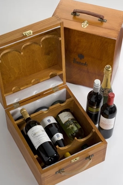 Custom Made Wine Packaging Wooden Boxes