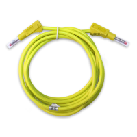 Test Lead: Stackable, Retractable Banana Plugs, 10 AWG, 79"