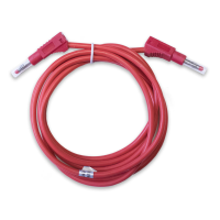 Test Lead: Stackable, Retractable Banana Plugs, 10 AWG, 79"