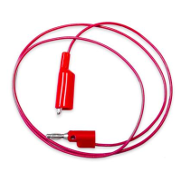 Test Lead: Stackable Banana Plug to Alligator Clip, 60"