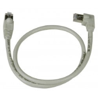 CAT6 Left Angle to Straight Shielded Patch Cords, Operating Temperature Range: -4 to 140