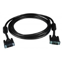 DVI-IS-10-MM   -   DVI-I Single Link Cable Cord HDTV 1080p WUXGA Male Monitor 10 ft DVI Male - DVI Male Black