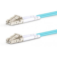 FIBER-D-LCLC-50G-10M   -   10 Gigabit Fiber Optic Patch Cable LC Multimode Duplex 50-micron 10 m LC - LC Aquamarine