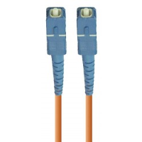 FIBER-S-SCSC-50-15M   -   Simplex SC Multimode Fiber Optic Patch Cable Ferrules 50-micron 15 m SC - SC Orange