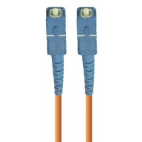 FIBER-S-SCSC-50-1M   -   Simplex SC Multimode Fiber Optic Patch Cable Ferrules 50-micron 1 m SC - SC Orange