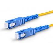 FIBER-S-SCSC-9-2M   -   Simplex SC Singlemode Fiber Optic Patch Cable Ferrules 9-micron 2 m SC - SC Yellow