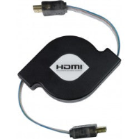 HDMI-R-1M-MM   -   HDMI Flat Retractable Cable 1080p HDTV Type A WUXGA Display 1 m HDMI Type A Male - HDMI Type A Male Gray