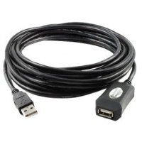 USB2-AA-10M   -   USB 2.0 Active Extension Cable Repeater PC MAC SUN Device 10 m USB Type A Male - USB Type A Female Black