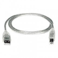 USB2-AB-0-5M-5T   -   USB 2.0 Male Type A B Devices Mouse Keyboard Printer Scanner 0.5 m USB Type A Male - USB Type B Male Clear