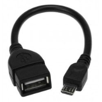 USB2-AFMBM-6IN - USB 2.0 OTG Adapter Cable, 6-Inch, Female USB Type A to Male USB Micro B